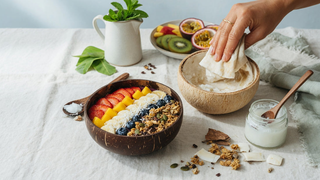 How to Season a Coconut Bowl with Coconut Oil